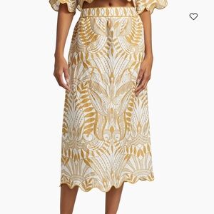 Lace Nature Midi-Skirt
